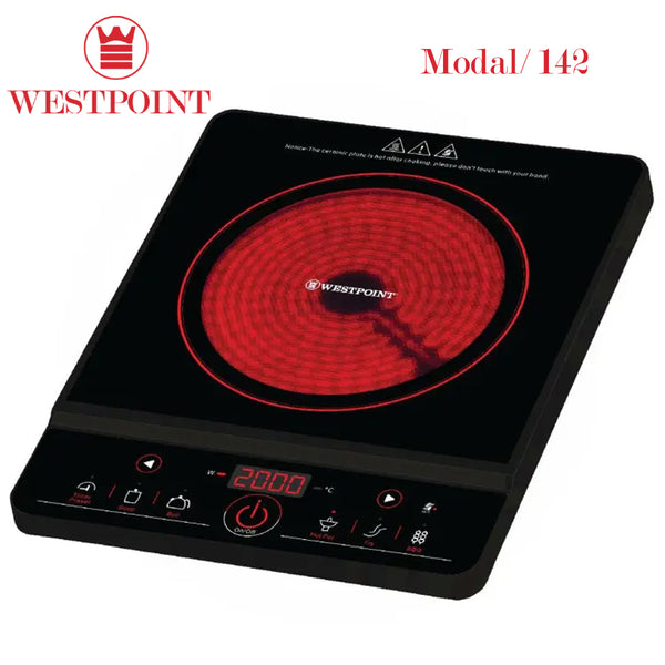 Westpoint Deluxe Ceramic Cooker WF 142 - Black