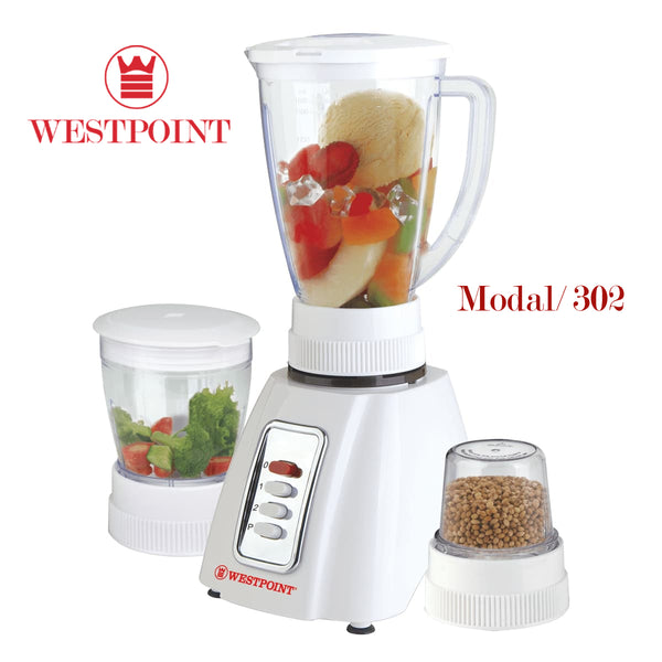 West Point Deluxe 3-In-1 Blender/Grinder & Chopper, WF-307