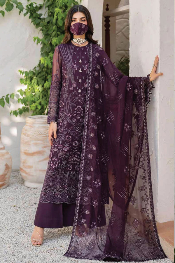 Naqsh By Safeera Luxury Chiffon Collection Vol 14 D-1409