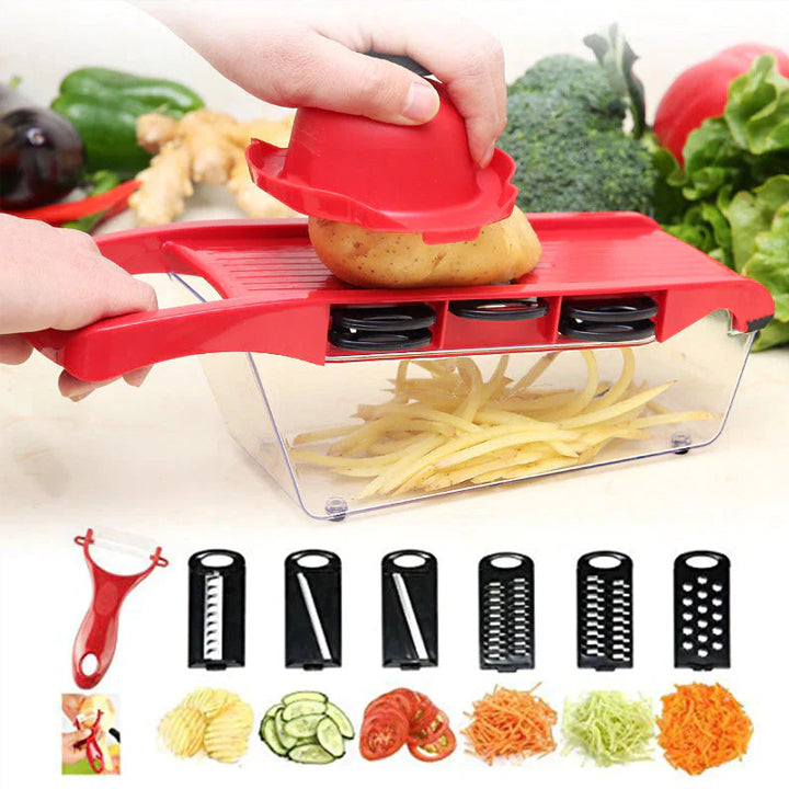 Anex- Deluxe Vegetable Cutter - 5 Blades Ag-08