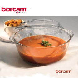 PASABAHCE Borcam 3 Piece Casserole Set (1450 ml, 840 ml, 2175 ml)