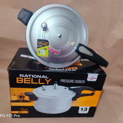 National Belly Pressure Cooker Grooved Best Quality Ever