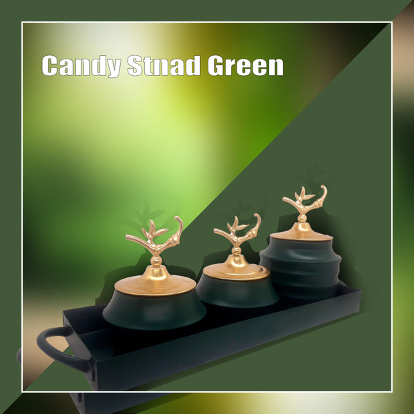 Metal Green Candy Set 4pcs