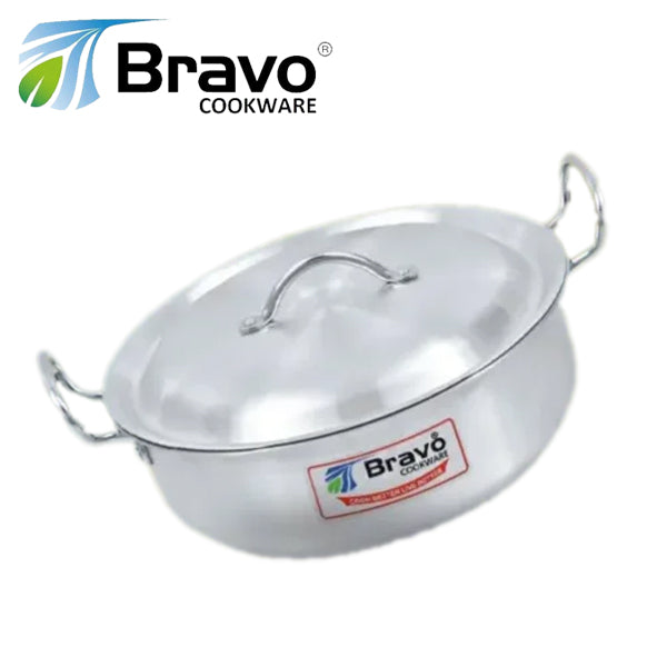 Bravo Cookware Karahi round with Long Handle