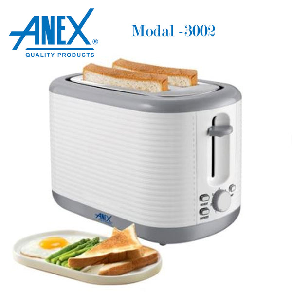 Anex AG-3002 Deluxe 2 Slice Toaster With Official Warranty