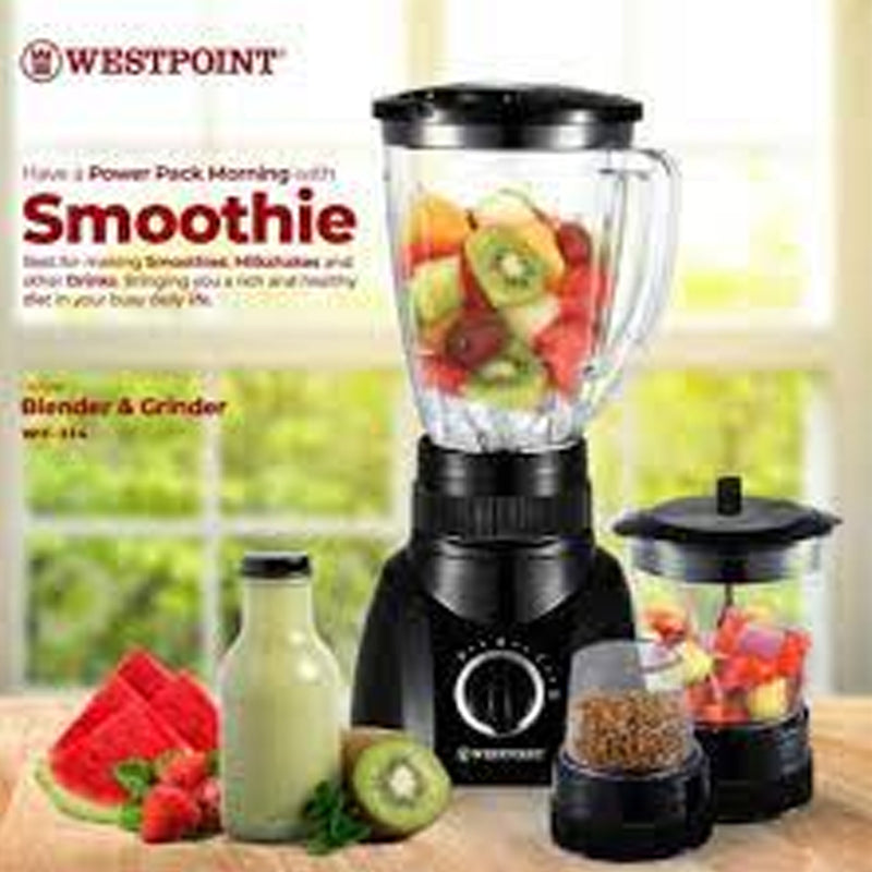 Westpoint Blender Dry & Chopper Mill 3-In-1 (WF-314)