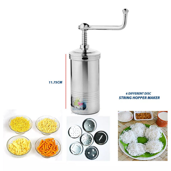 Yuktha Eternals Idiyappam/Murukku/Farsan Sev/Pasta Maker Machine Brass