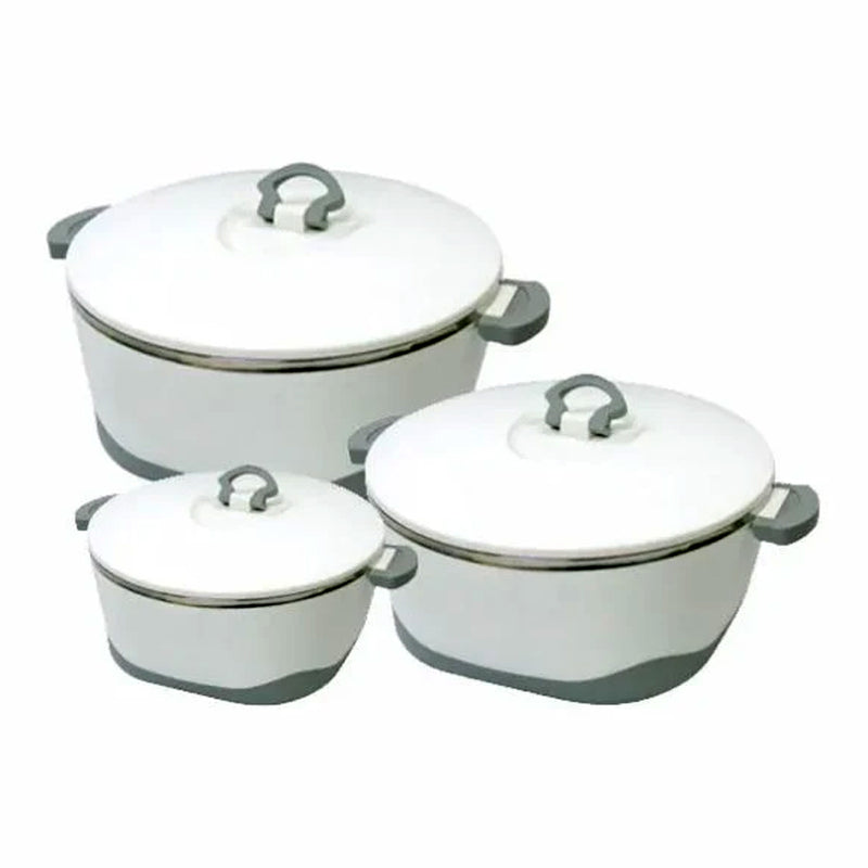 Versatile Hot Pot, Lockable Lid, 3 Pcs