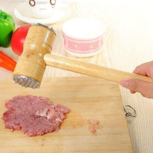 Wooden Double Sided Meat Hammer